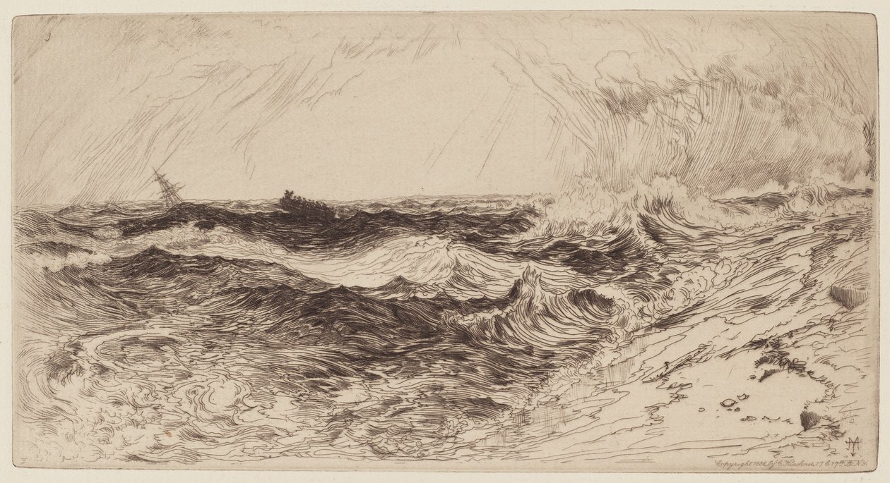 Det rungende hav av Thomas Moran