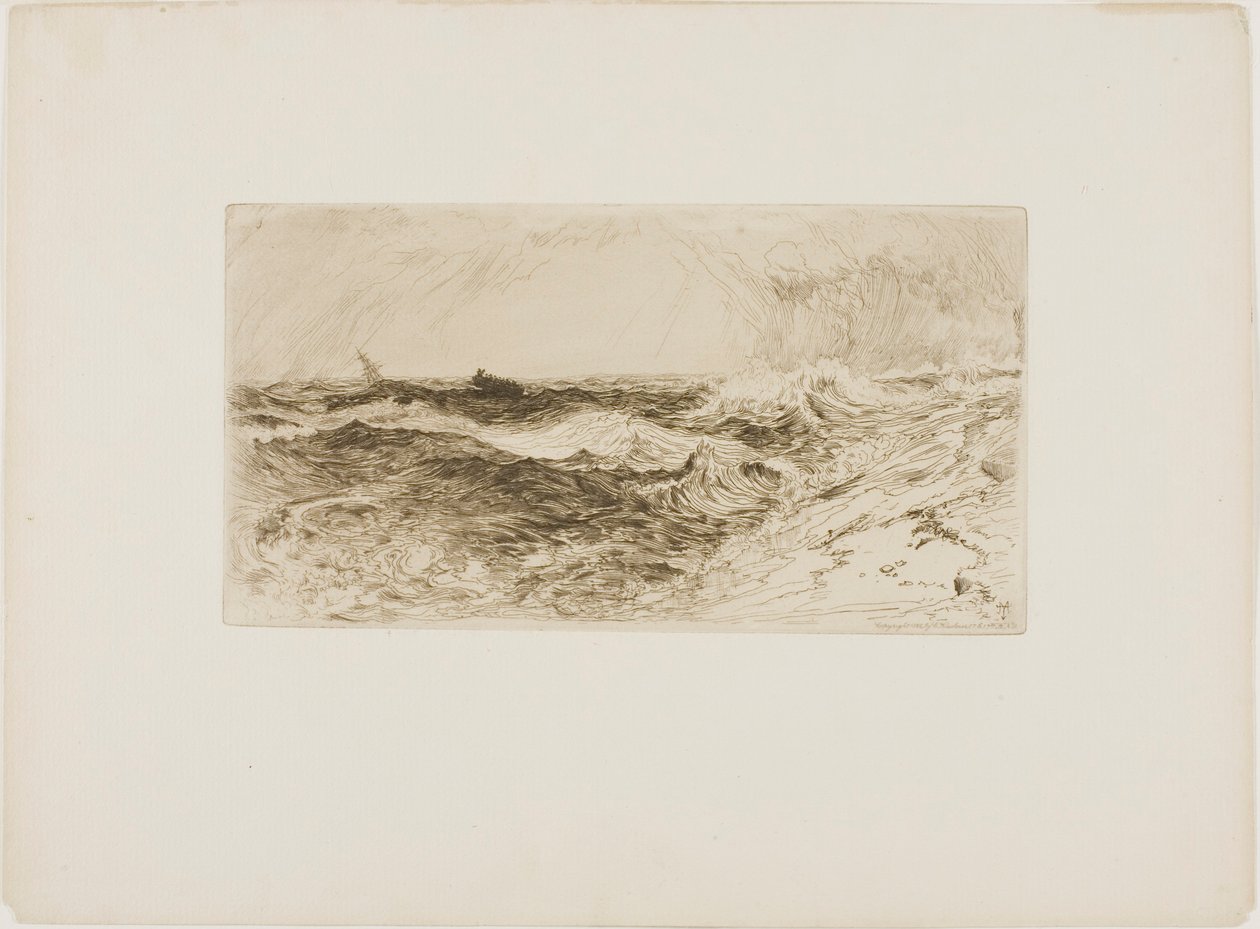 Det rungende hav av Thomas Moran