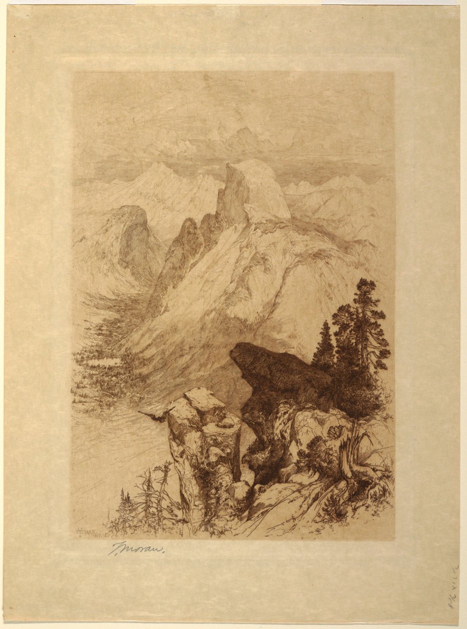 The South Dome, Yosemite Valley av Thomas Moran