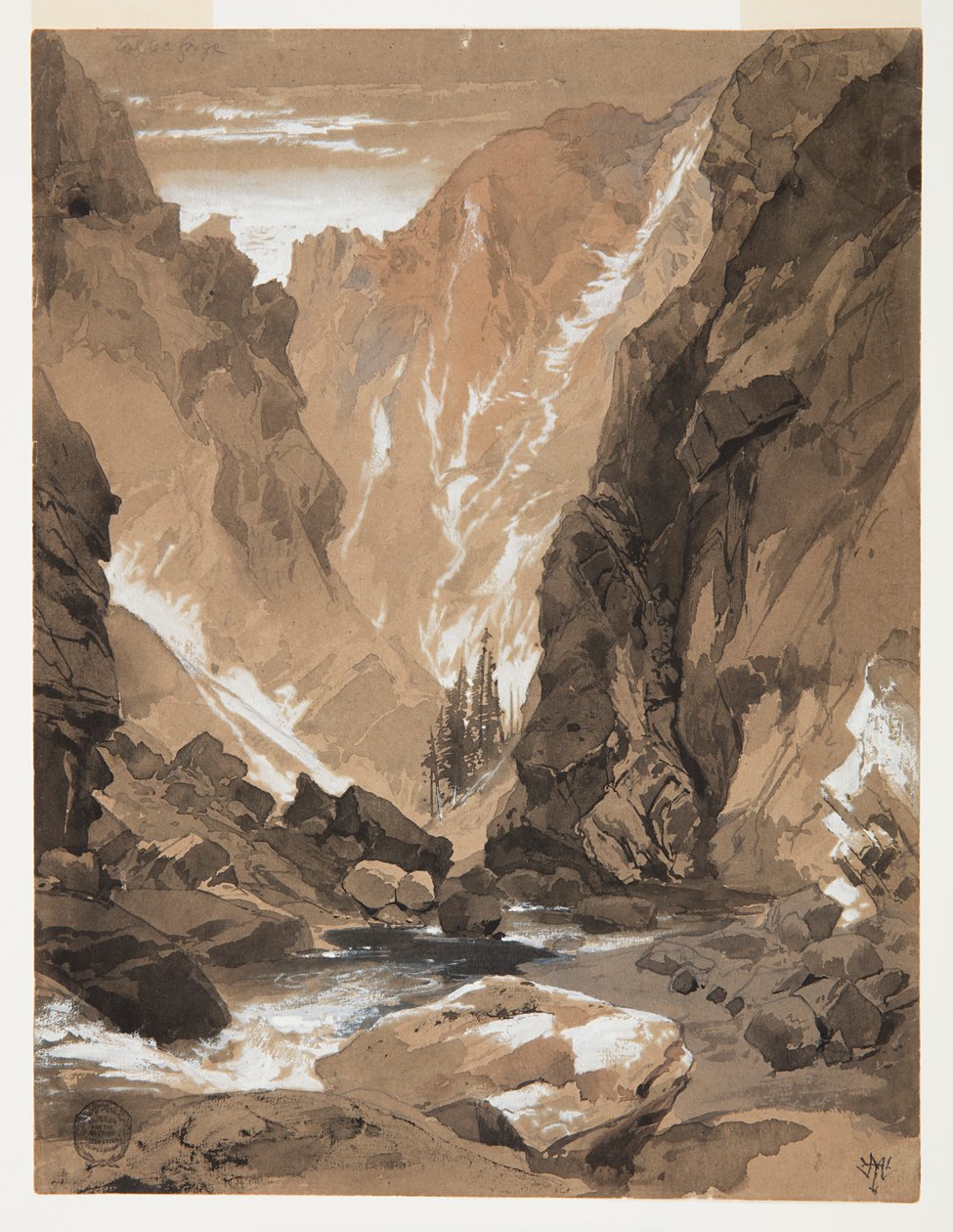 Toltec Gorge, Colorado av Thomas Moran