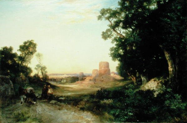 Tula, den gamle hovedstaden i Mexico av Thomas Moran