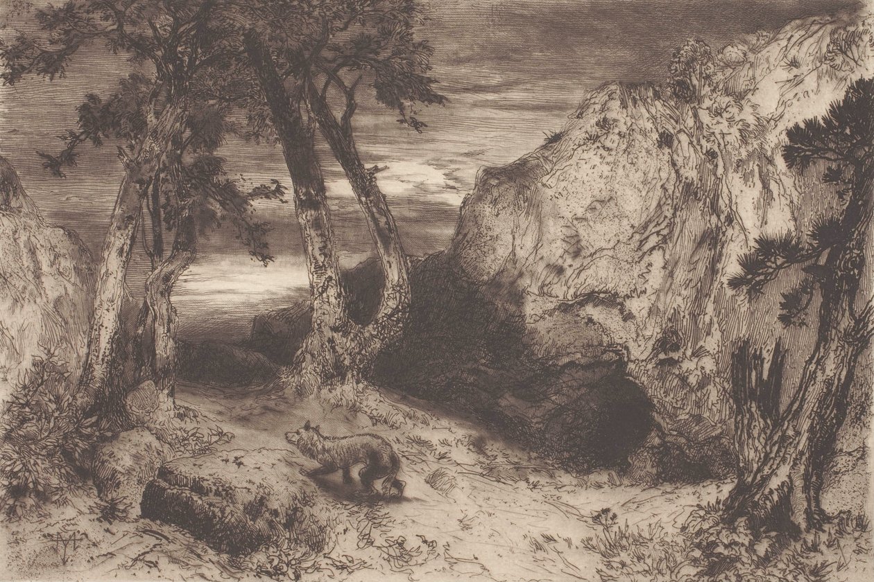Skumring i Arizona av Thomas Moran