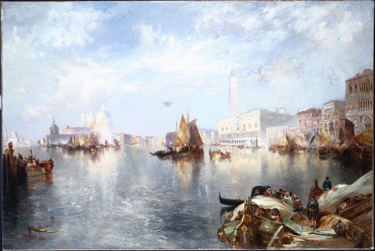 Venetian Grand Canal, 1889 av Thomas Moran