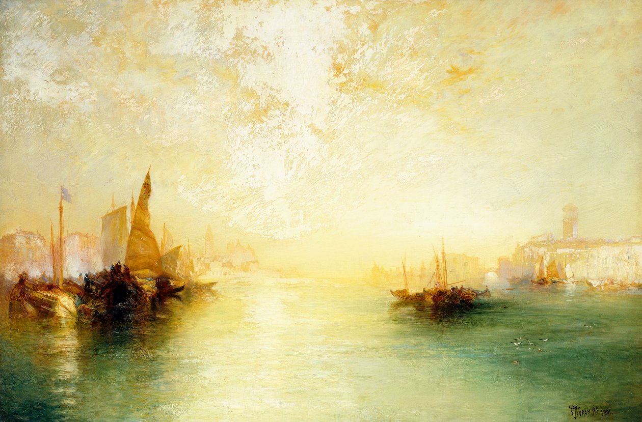 Venezia, 1909 av Thomas Moran