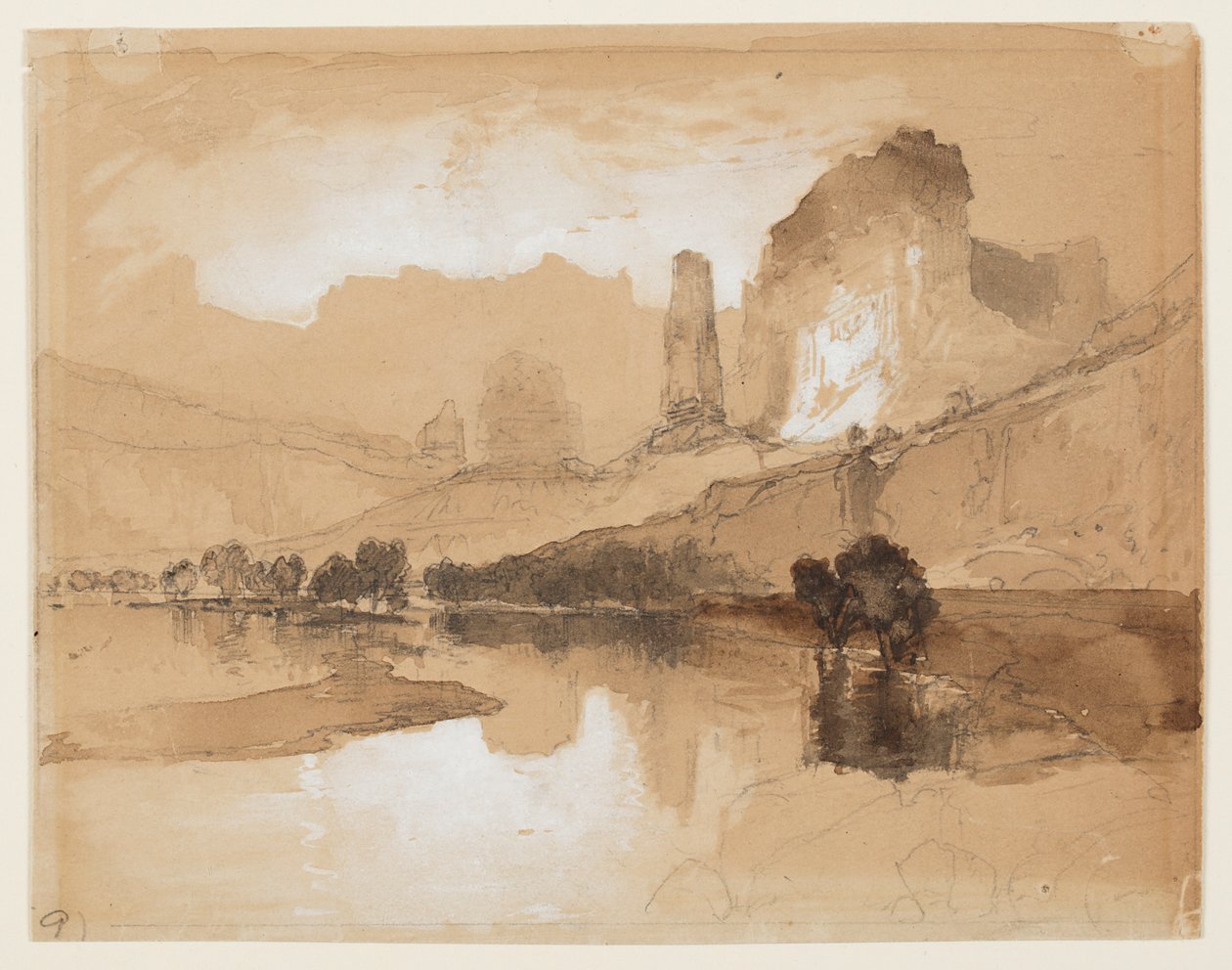 Yellowstone under fossen av Thomas Moran