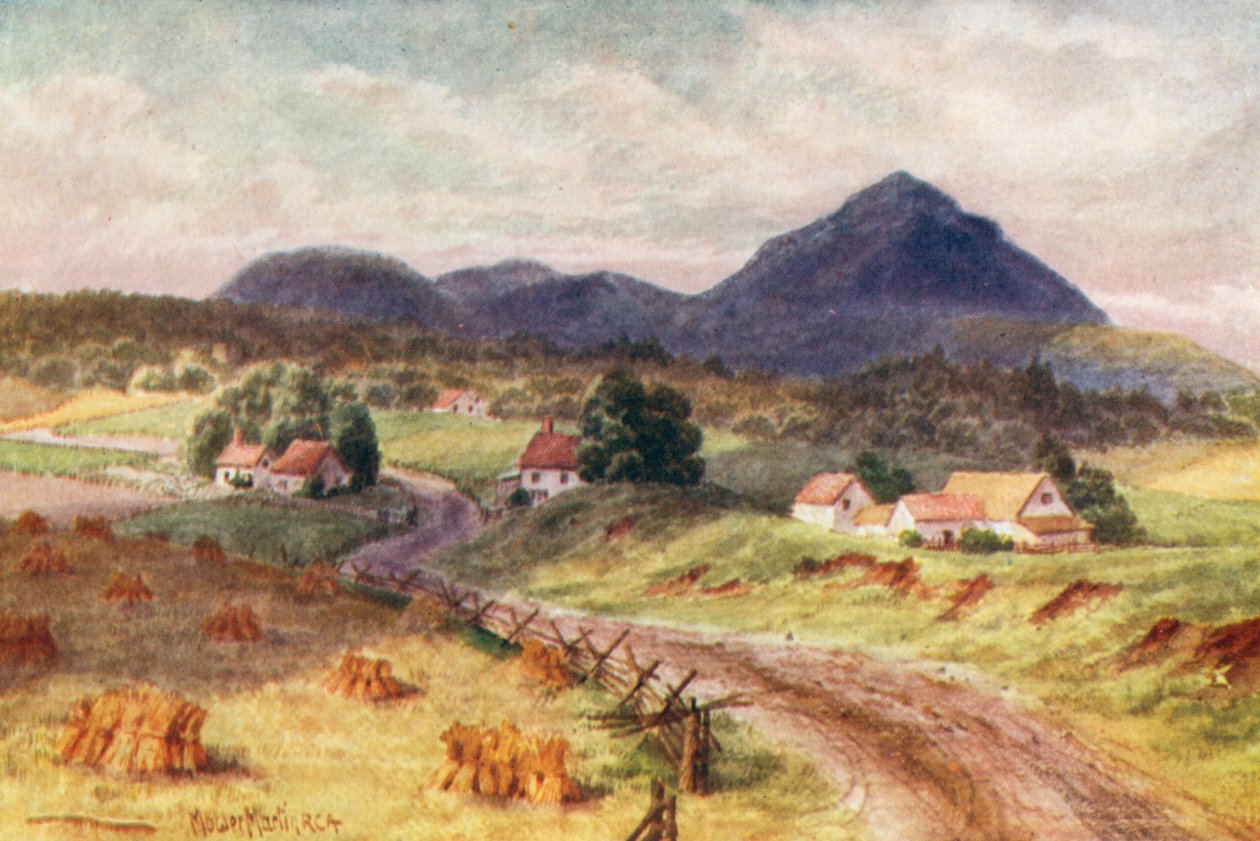Owl#39;s Head Mountain, nær Montreal (fargelitografi) av Thomas Mower Martin