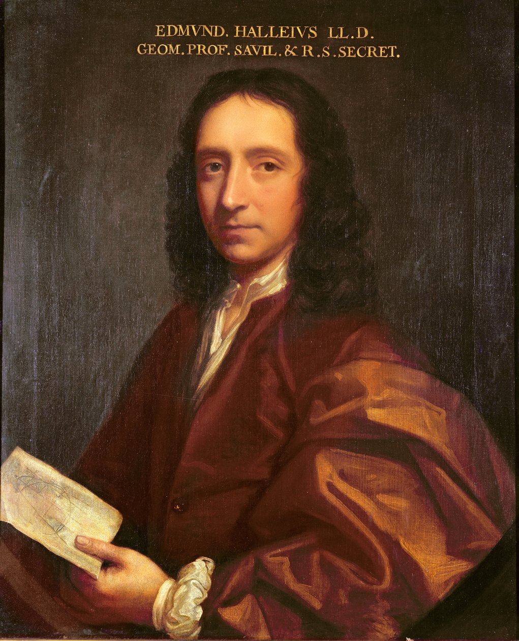 Portrett av Edmond Halley, ca. 1687 av Thomas Murray