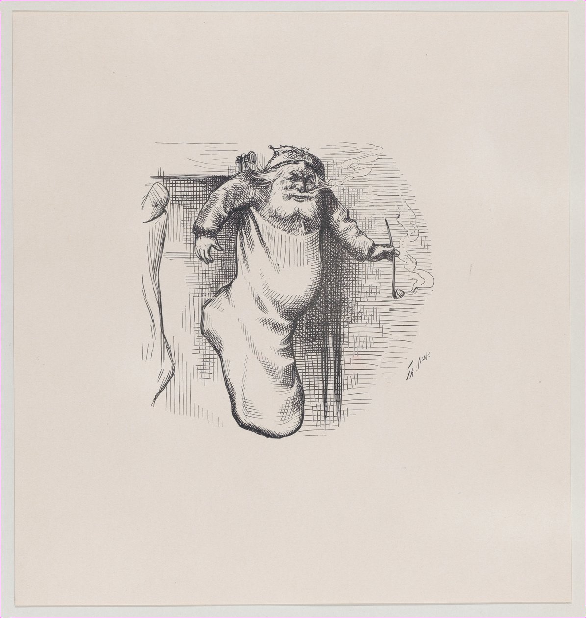 En strømpe full, 4. januar 1879., 4. januar 1879. av Thomas Nast