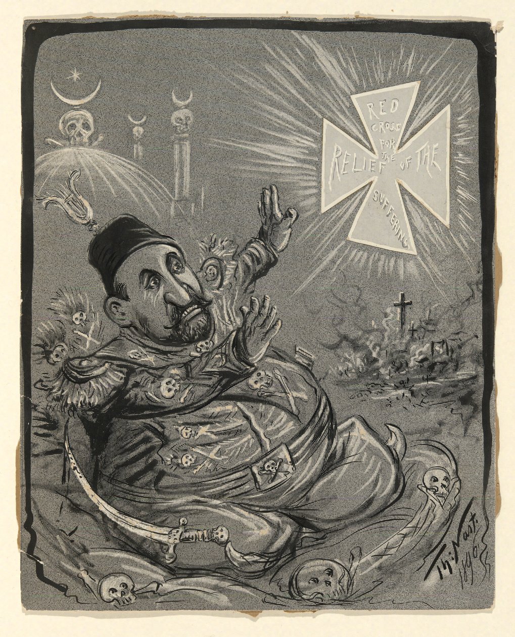 Har aldri brydd seg om kristen opplysning av Thomas Nast