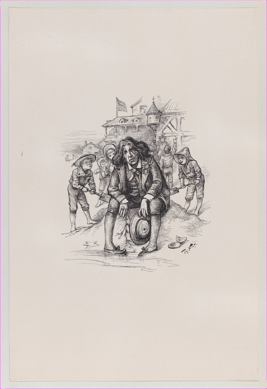 Oscar ved havet, 26. august 1882., 26. august 1882. av Thomas Nast