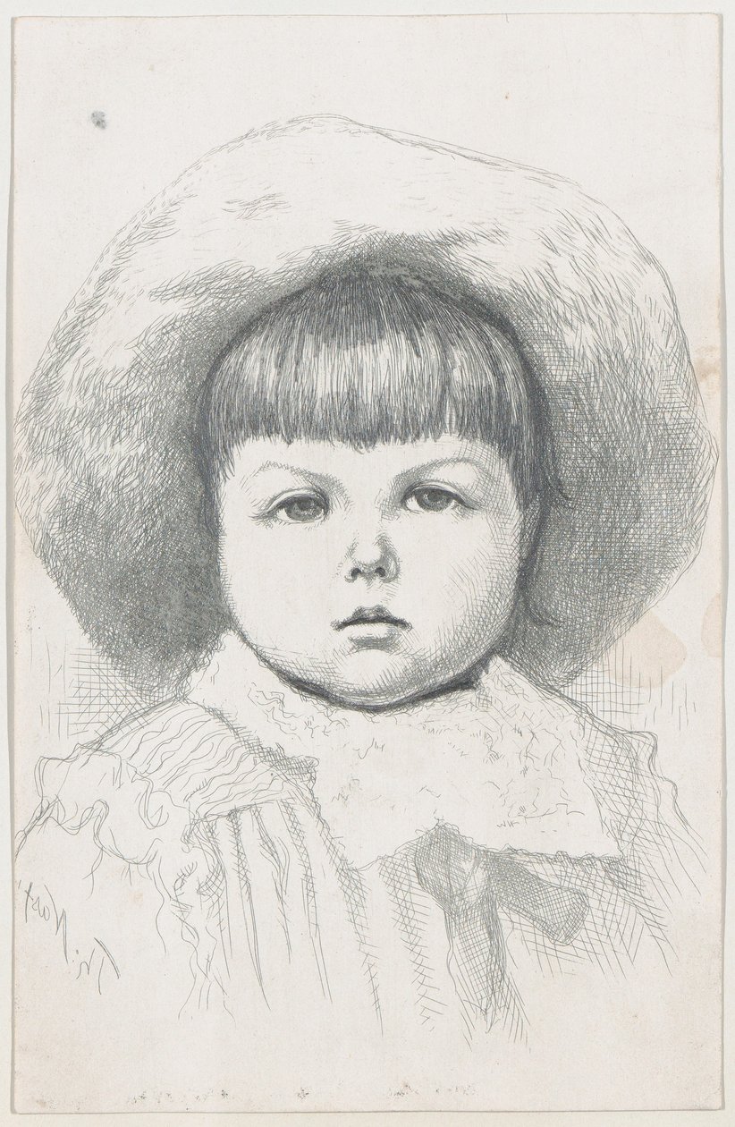 Portrett av et barn Cyril Nast, etter 1879., etter 1879. av Thomas Nast