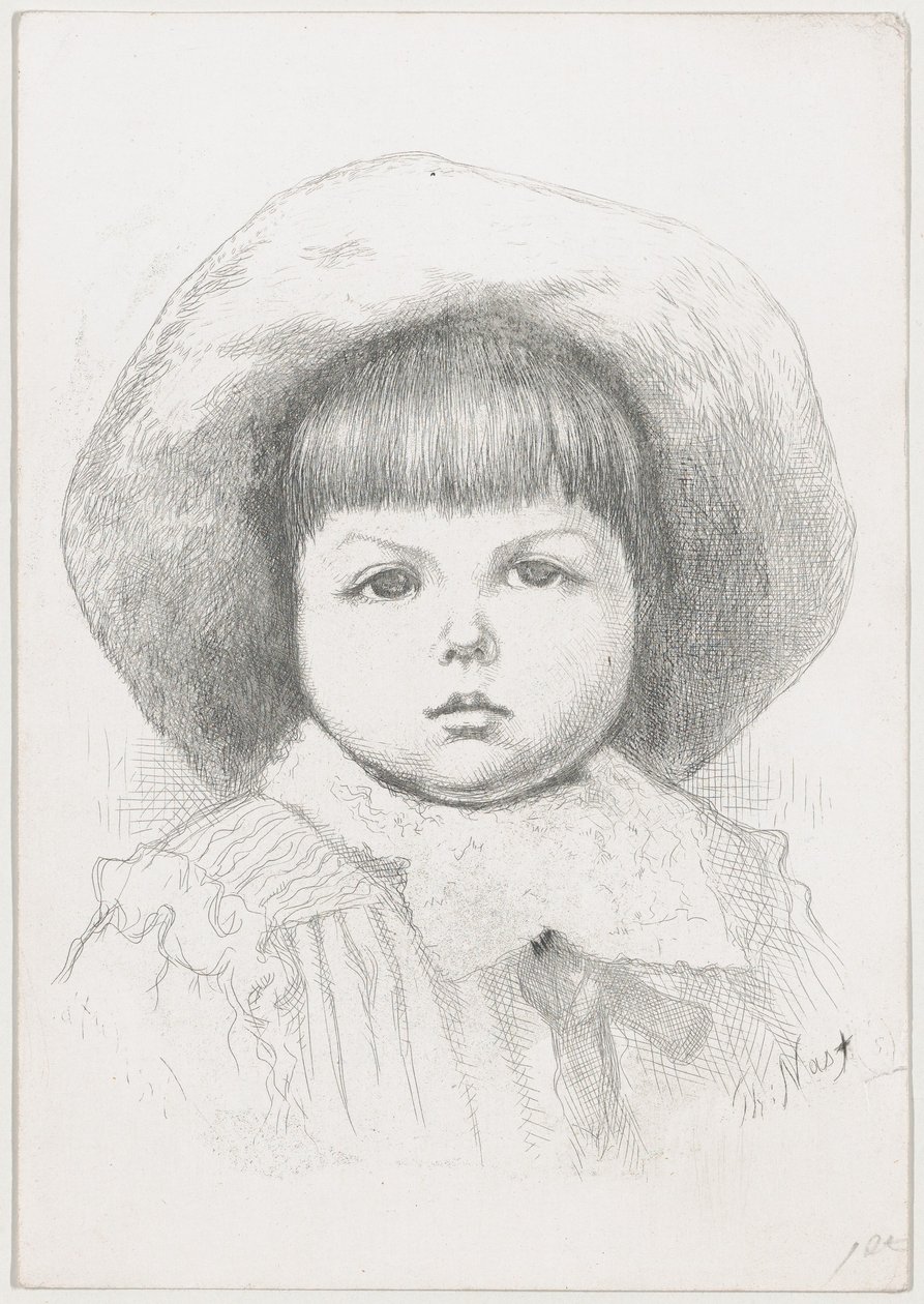 Portrett av et barn Cyril Nast, etter 1879., etter 1879. av Thomas Nast