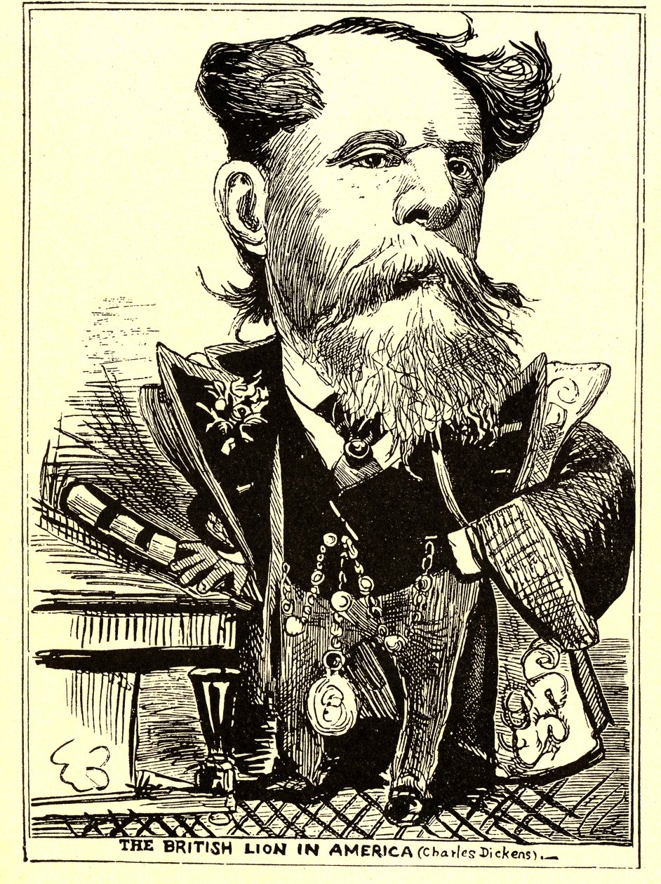 Den britiske løven i Amerika, 1867-68 av Thomas Nast