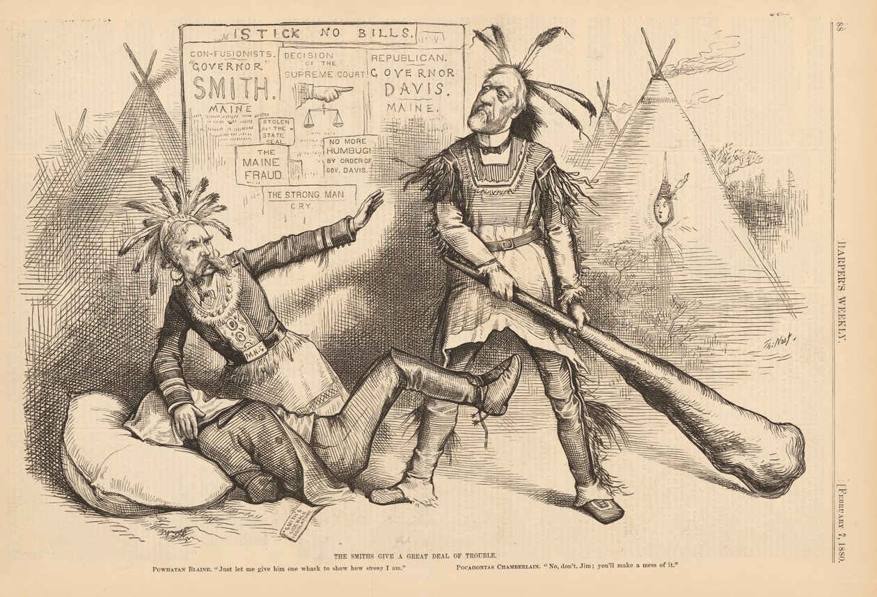 Smith-familien skaper mye trøbbel av Thomas Nast