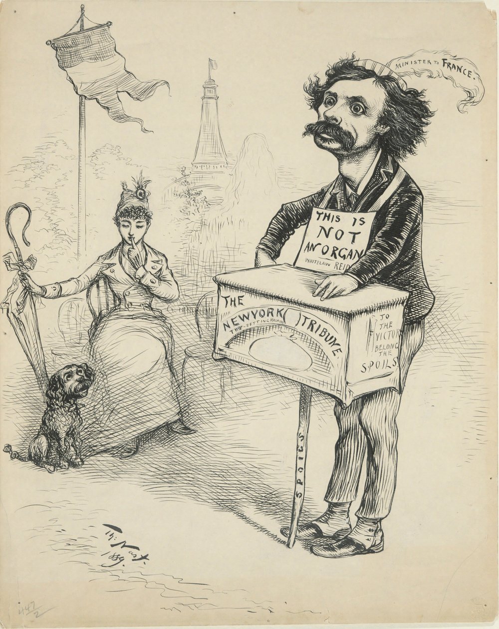 Til Victors Belong the Spoils av Thomas Nast