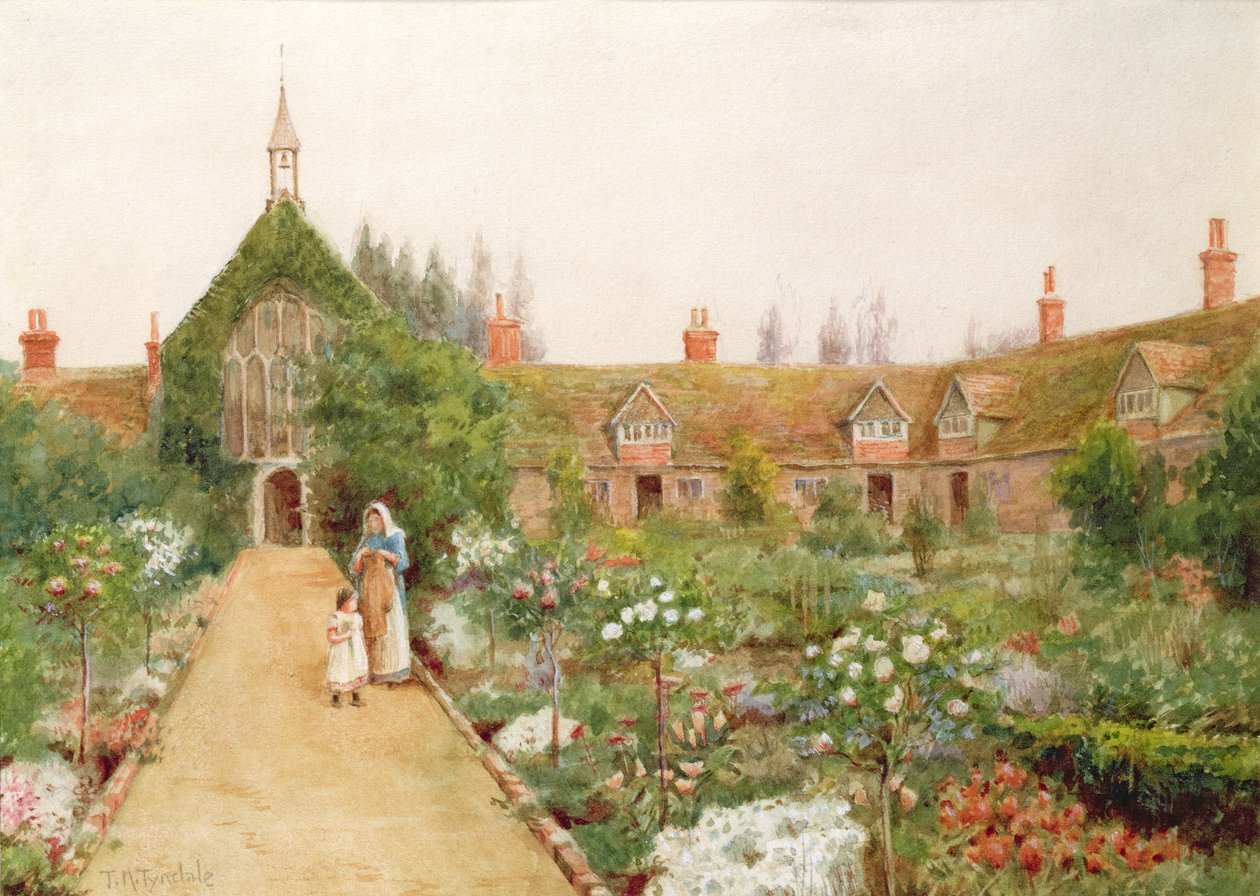 En landhage i Bray, Berkshire av Thomas Nicholson Tyndale