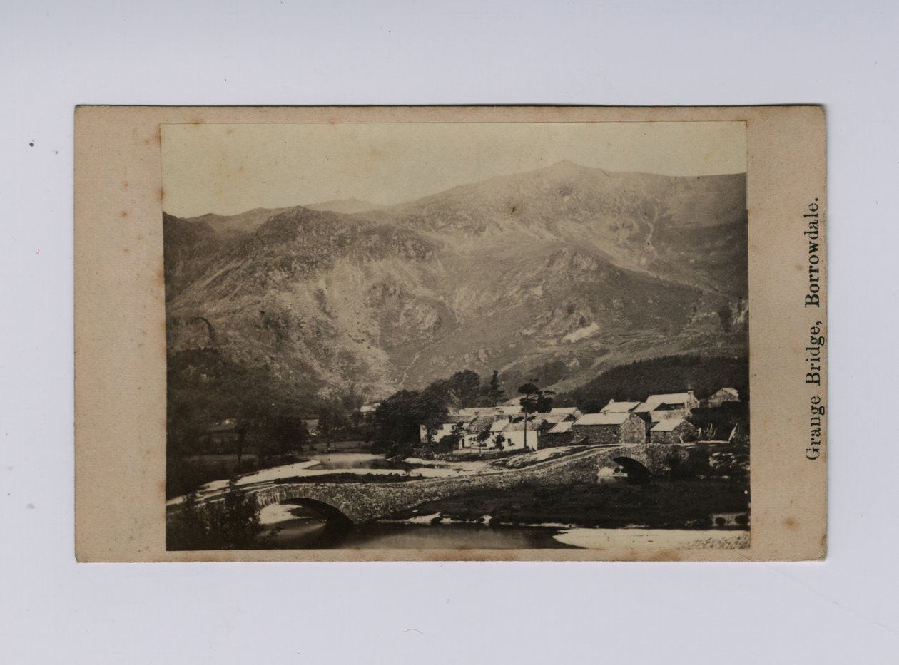 Grange Bridge, Borrowdale (s/hv-bilde) av Thomas Ogle