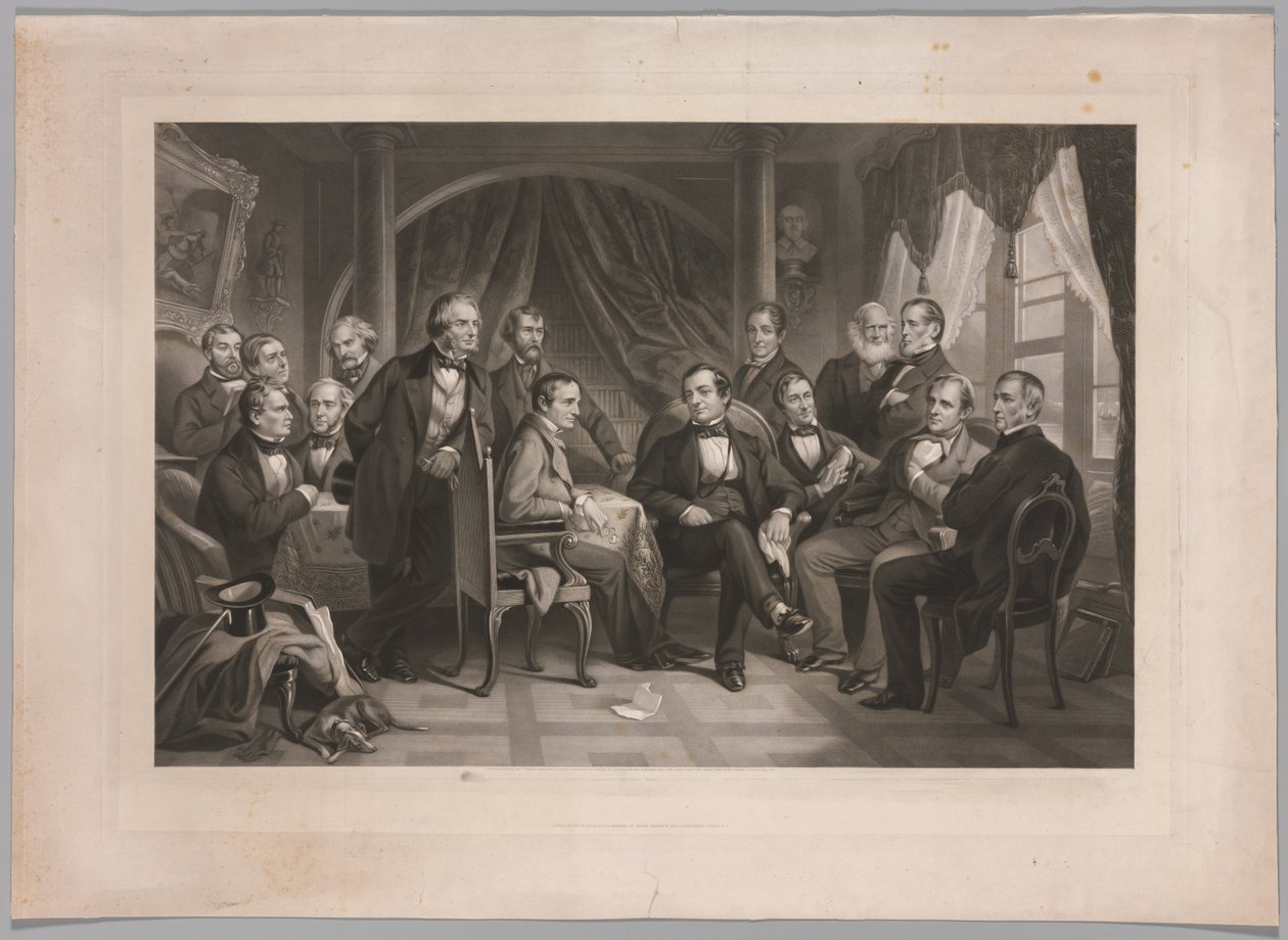 Washington Irving og hans litterære venner på Sunnyside av Thomas Oldham Barlow