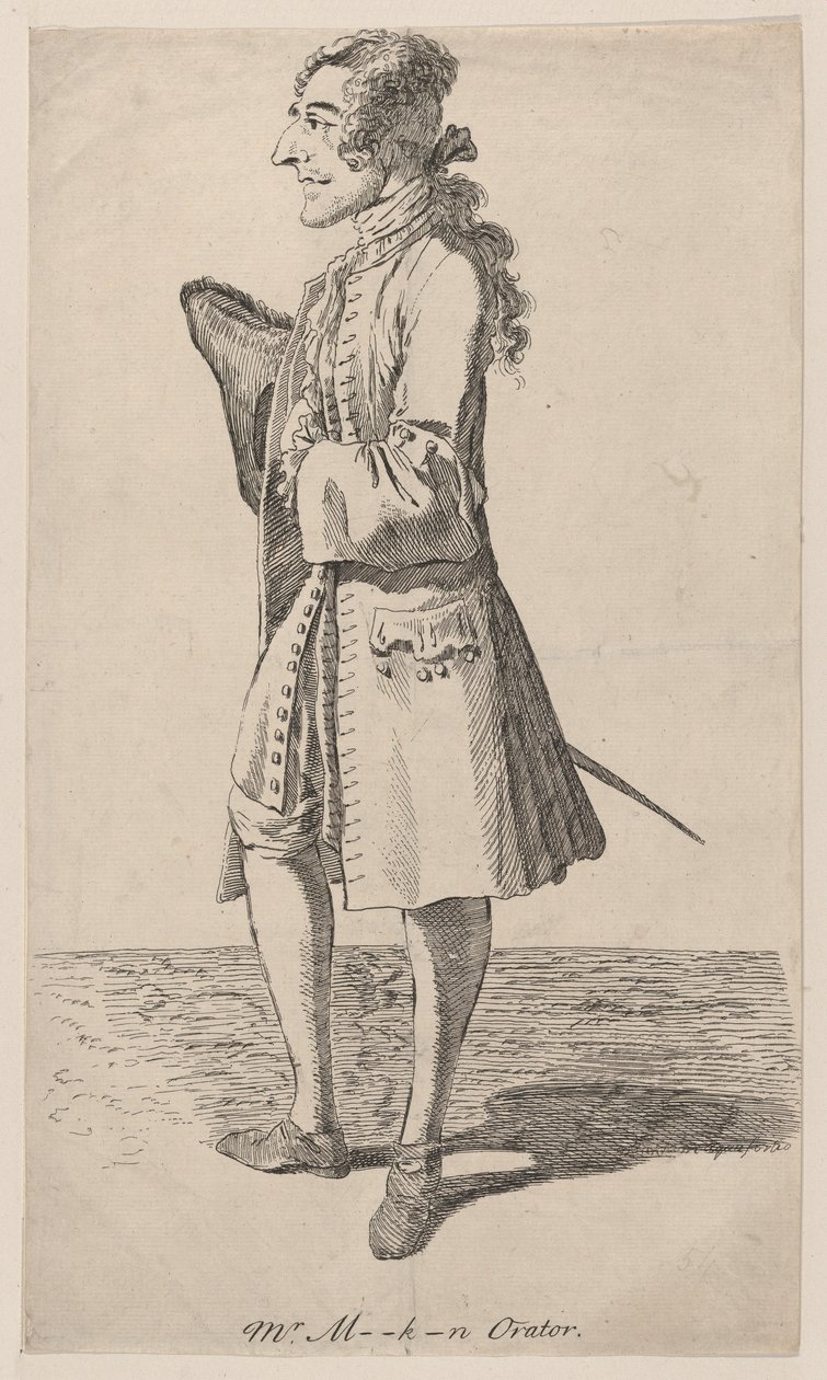 Macklin Orator, 1750-80., 1750-80. av Thomas Patch