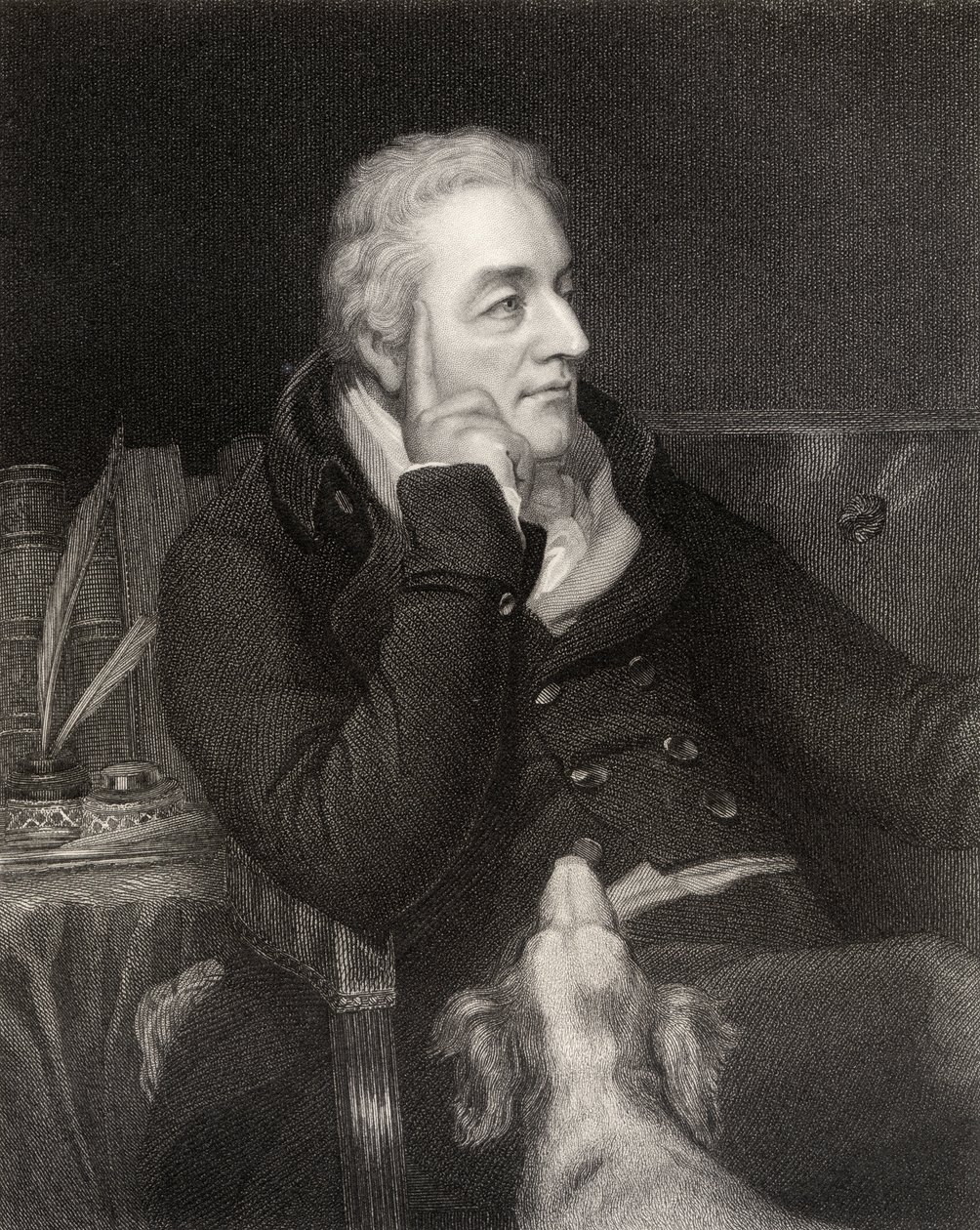 George Wyndham, 3rd Earl of Egremont, gravert av H.R. Cook (fl.1813-1847), fra 