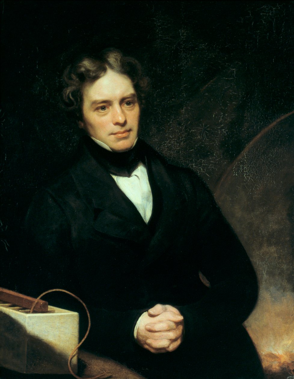 Michael Faraday , engelsk kjemiker og fysiker, 1842 av Thomas Phillips