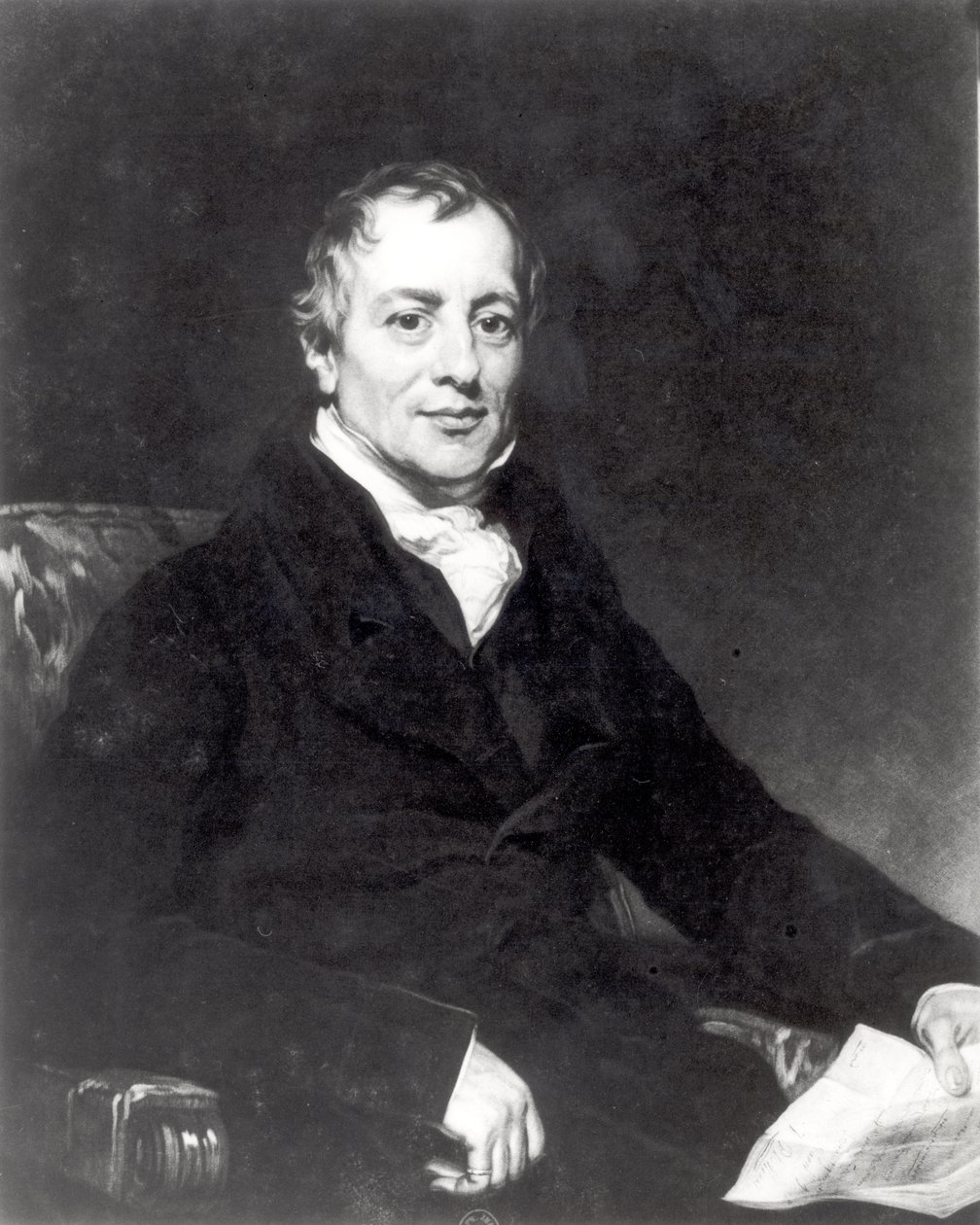 Portrett av David Ricardo (1772-1823) gravert av Thomas Hodgetts av Thomas Phillips