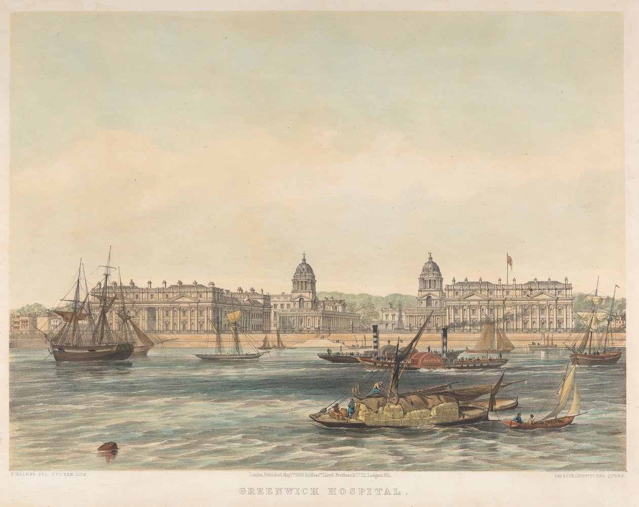 Greenwich sykehus av Thomas Picken