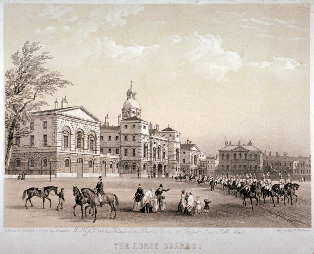 Horse Guards, Westminster, London, 1851   1164240   no       norwegian Successfully Translated  Original: Queen Victorias Coronation, 1838 Translat: Queen Victoria