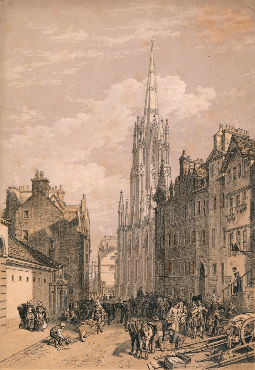 New Assembly Hall, Edinburgh, c1875 av Thomas Picken