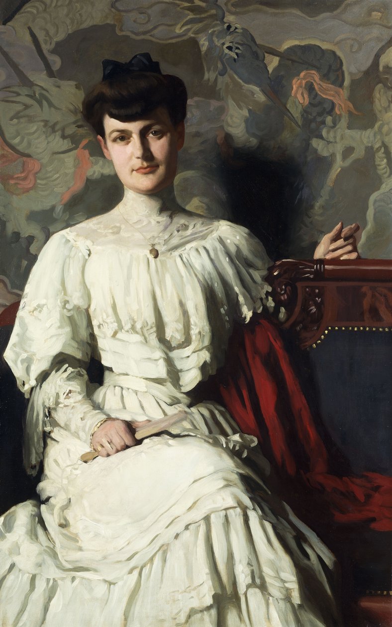Portrett av Marthe Hientz, ca. 1906 av Thomas Pollock Anschutz