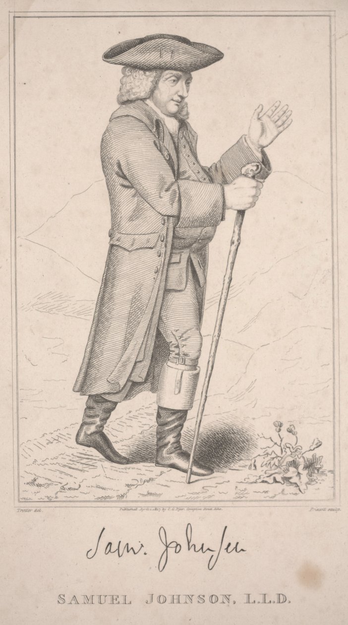 Samuel Johnson, På hans Highland-turné i 1773 av Thomas Priscott