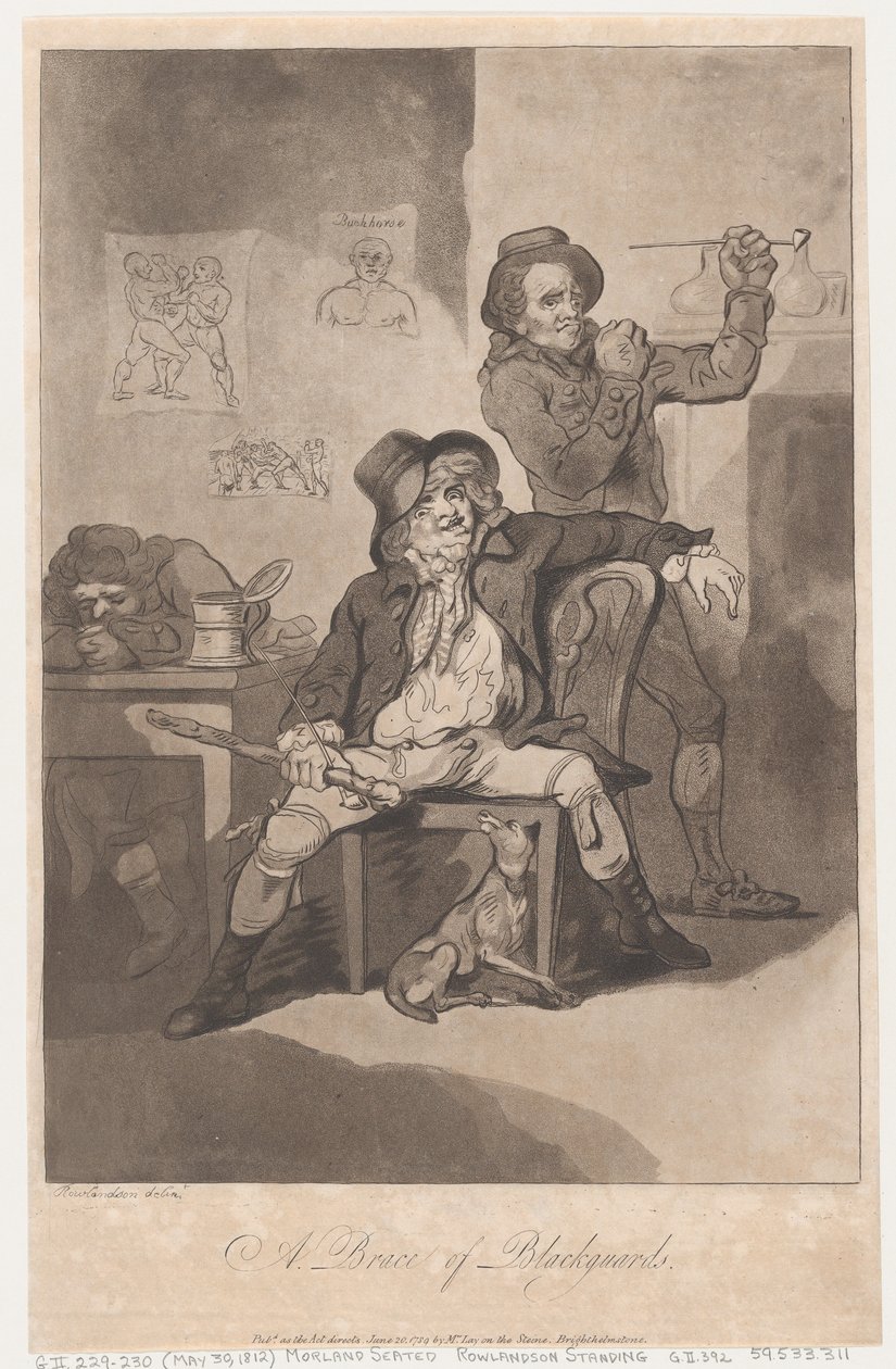 A Brace of Blackguards, 20. juni 1789., 20. juni 1789. av Thomas Rowlandson