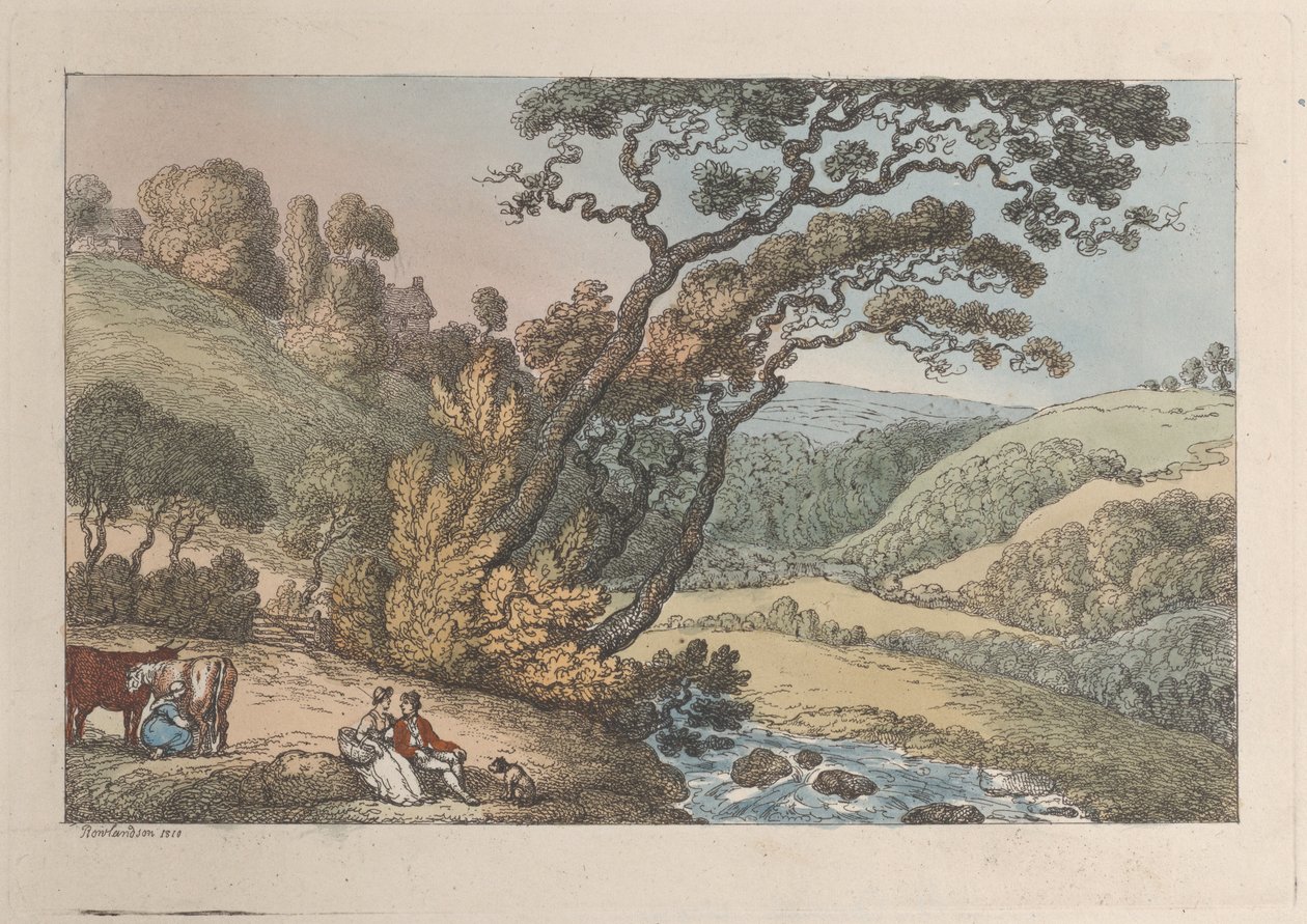 Et blikk på Cornwall av Thomas Rowlandson