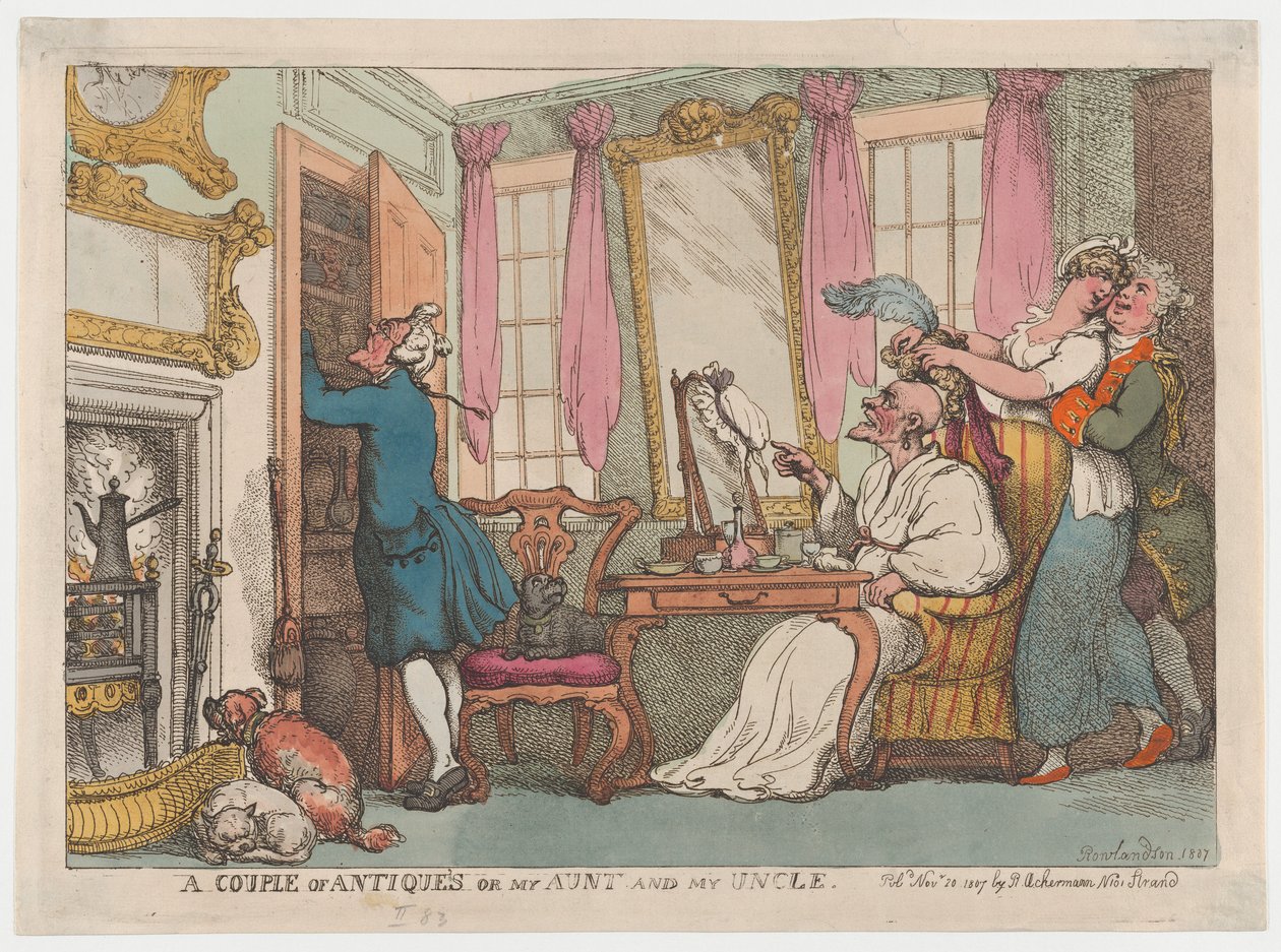 Et par antikviteter eller min tante og min onkel, 20. november 1807., 20. november 1807. av Thomas Rowlandson