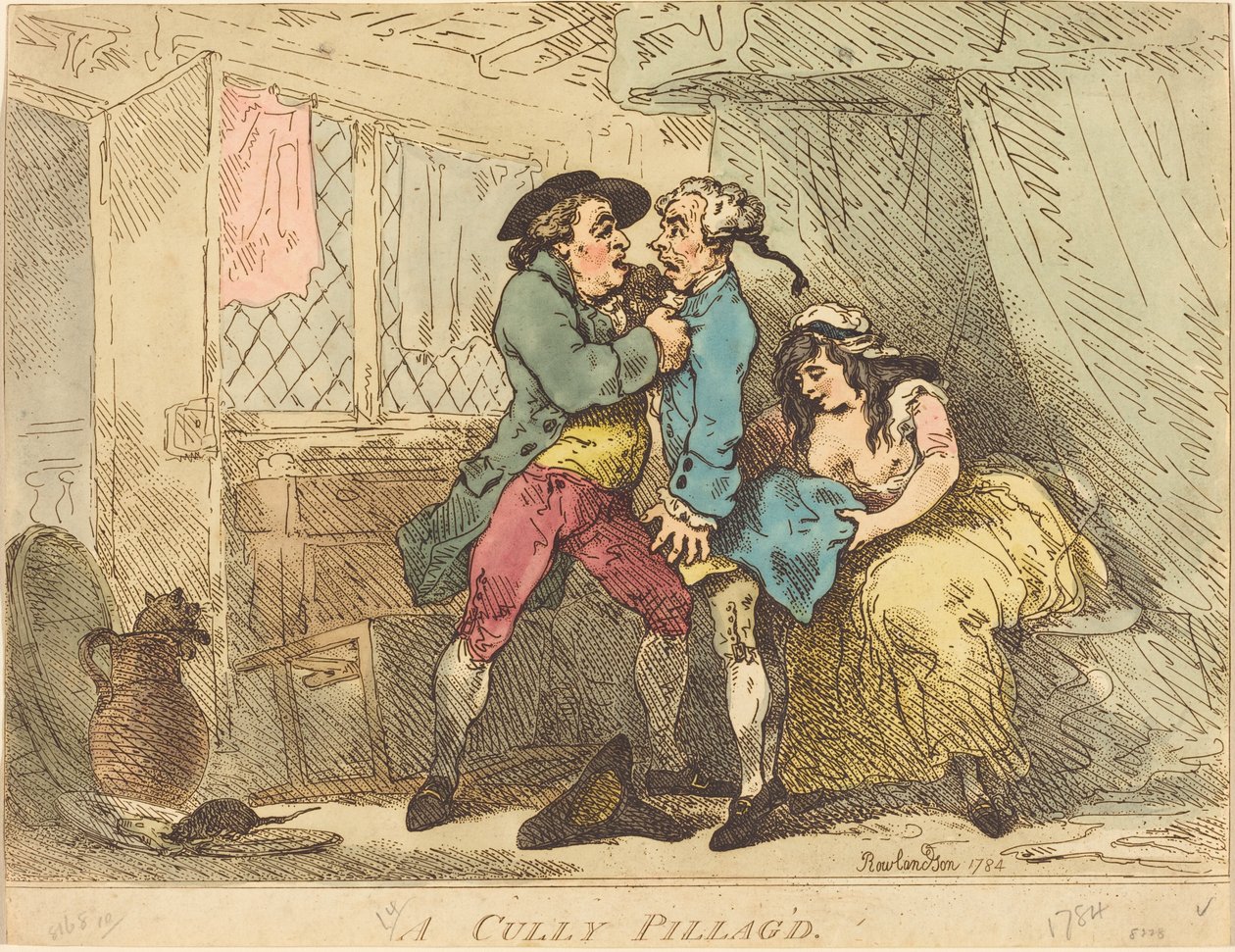 En Cully Pillaged av Thomas Rowlandson