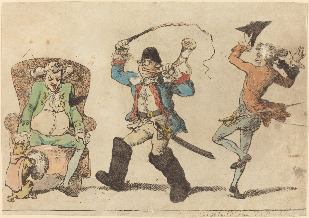 En franskmann i november av Thomas Rowlandson