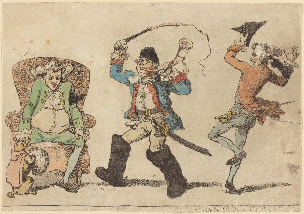 En franskmann i november av Thomas Rowlandson