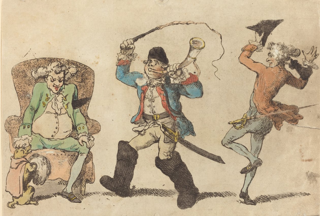 En franskmann i november 1788. av Thomas Rowlandson