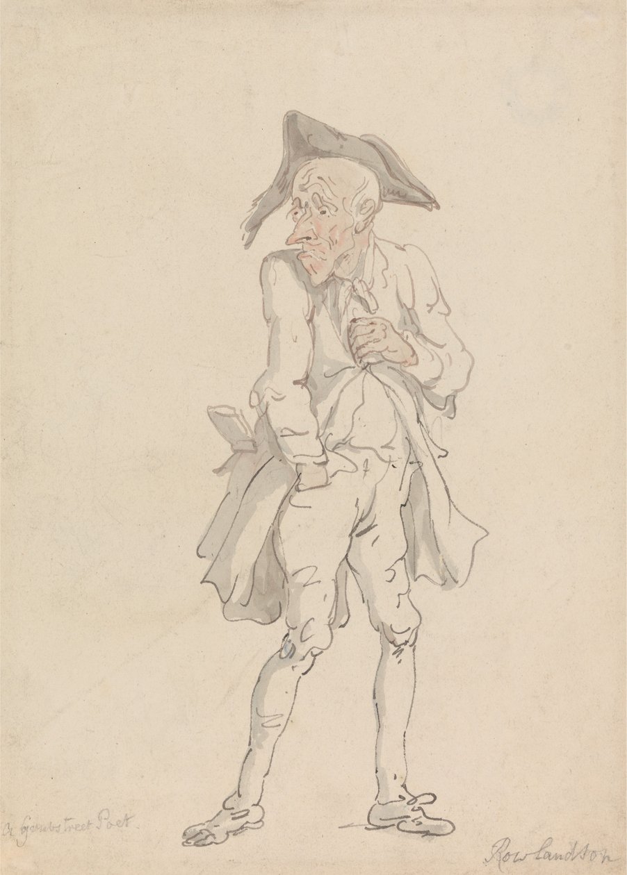 En poet fra Grub Street av Thomas Rowlandson