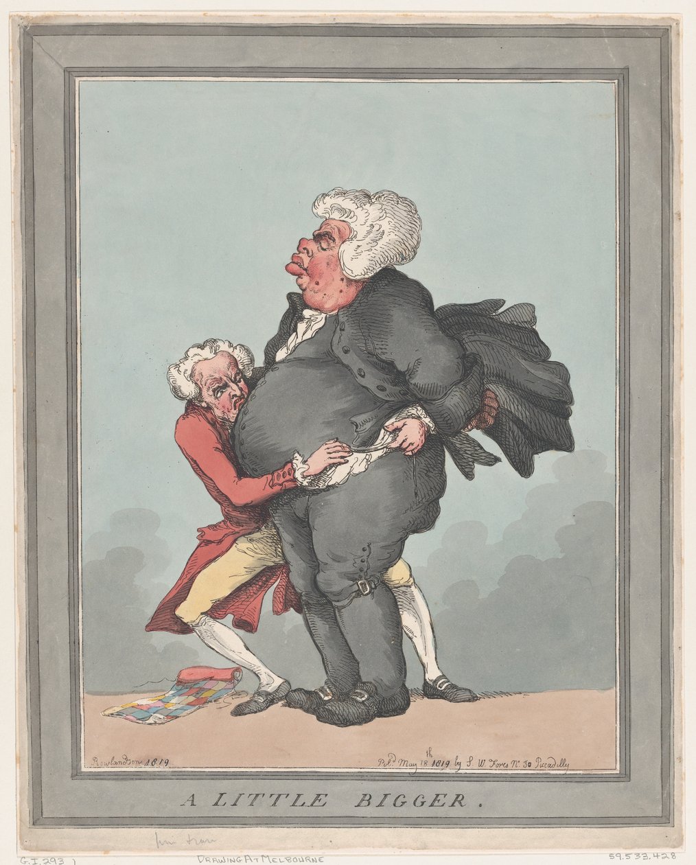 Litt større, 18. mai 1819., 18. mai 1819. av Thomas Rowlandson