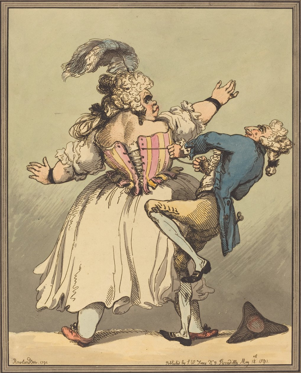 Litt strammere av Thomas Rowlandson