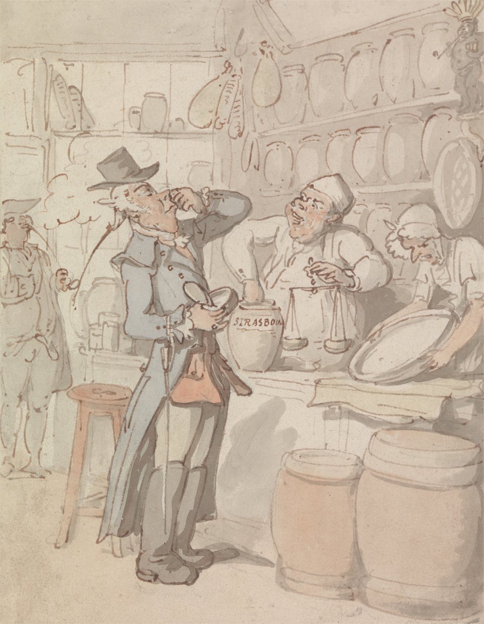 En mann som kjøper snus av Thomas Rowlandson