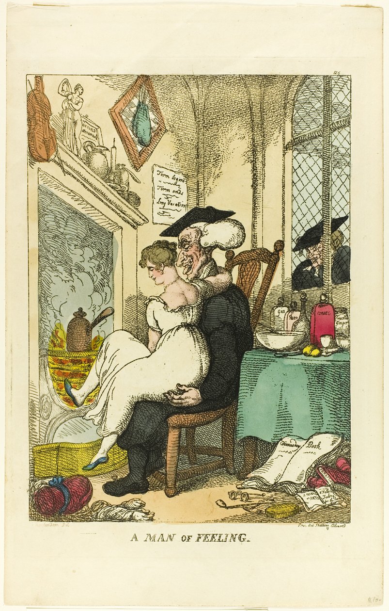 En mann med følelse av Thomas Rowlandson
