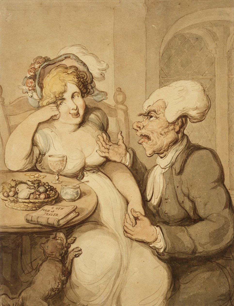 En ny form for bønn, av Thomas Rowlandson