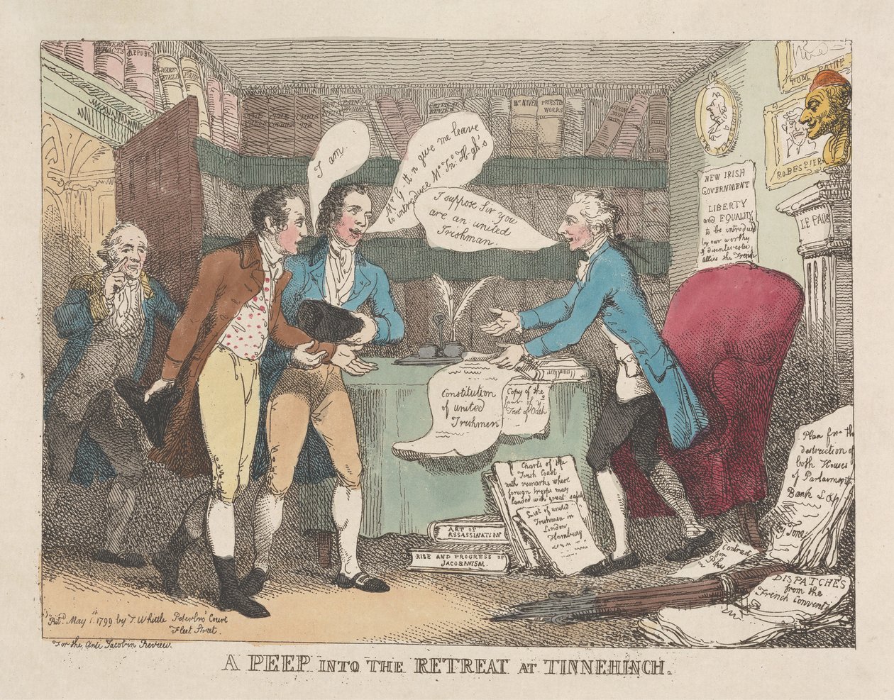 Et innblikk i feriestedet Tinnehinch av Thomas Rowlandson