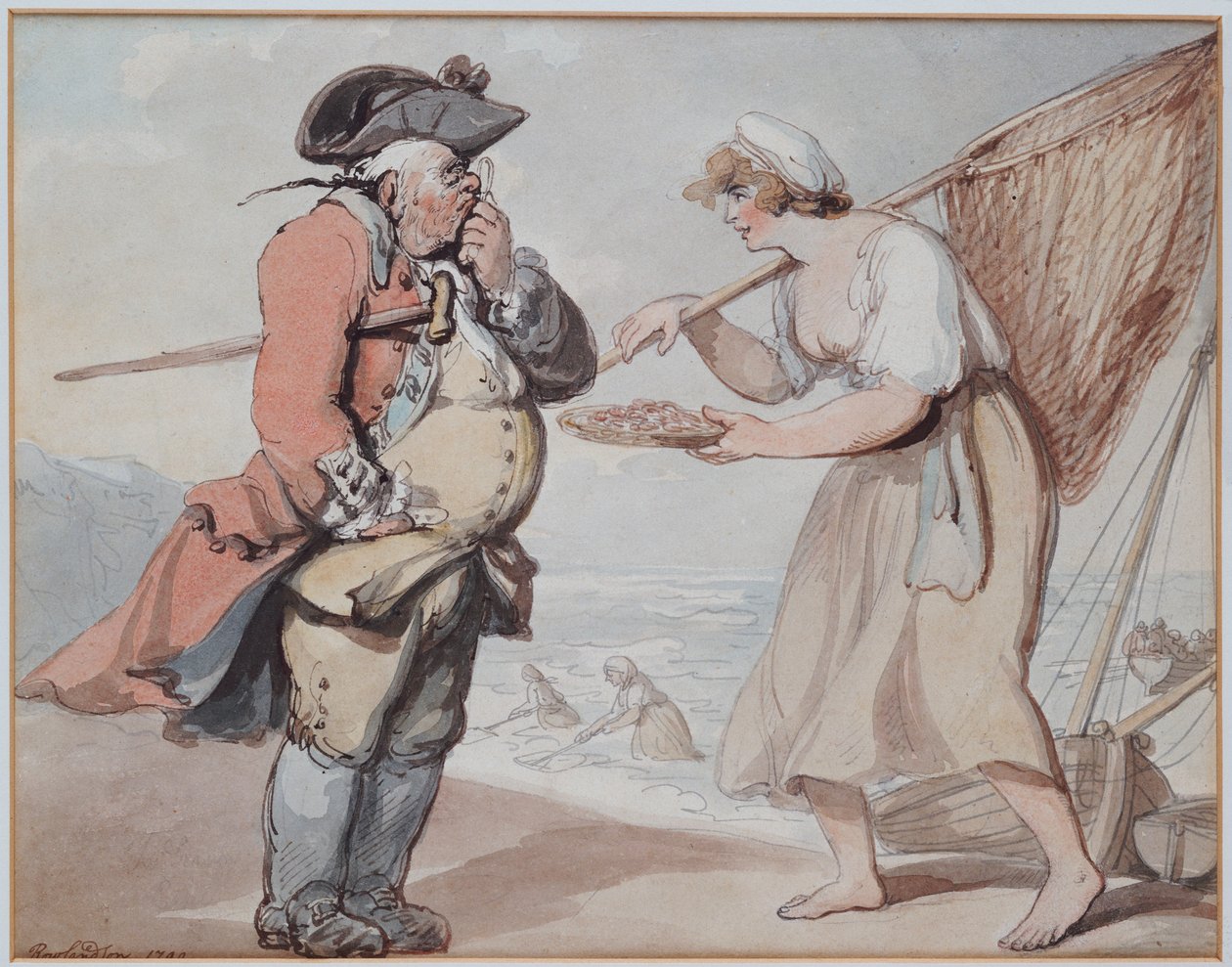En reke, Sir?, 1799 av Thomas Rowlandson