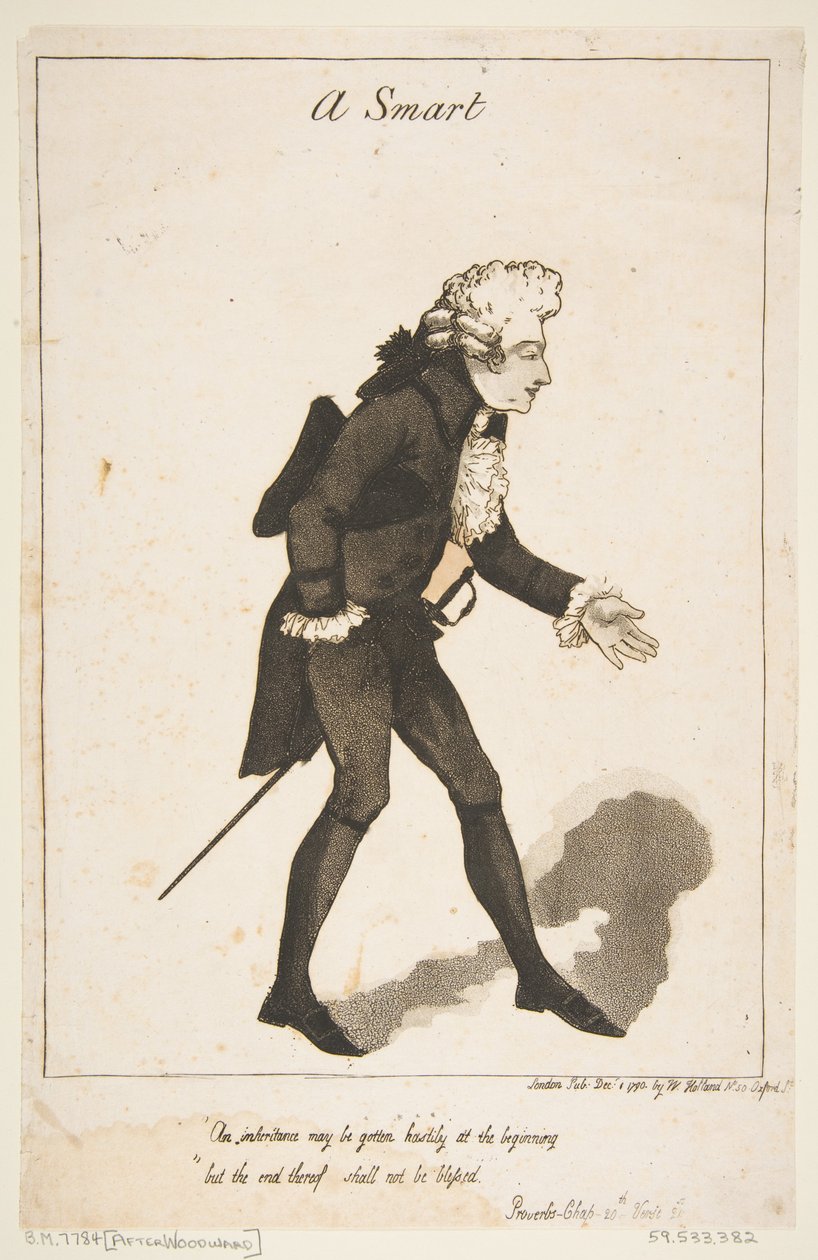 A Smart, 1. desember 1790. av Thomas Rowlandson