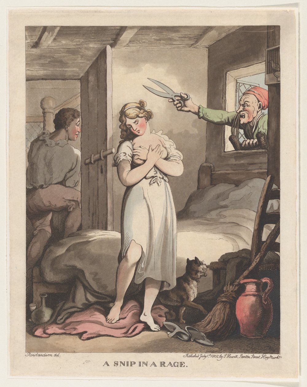 A Snip in a Rage, 1. juli 1802., 1. juli 1802. av Thomas Rowlandson