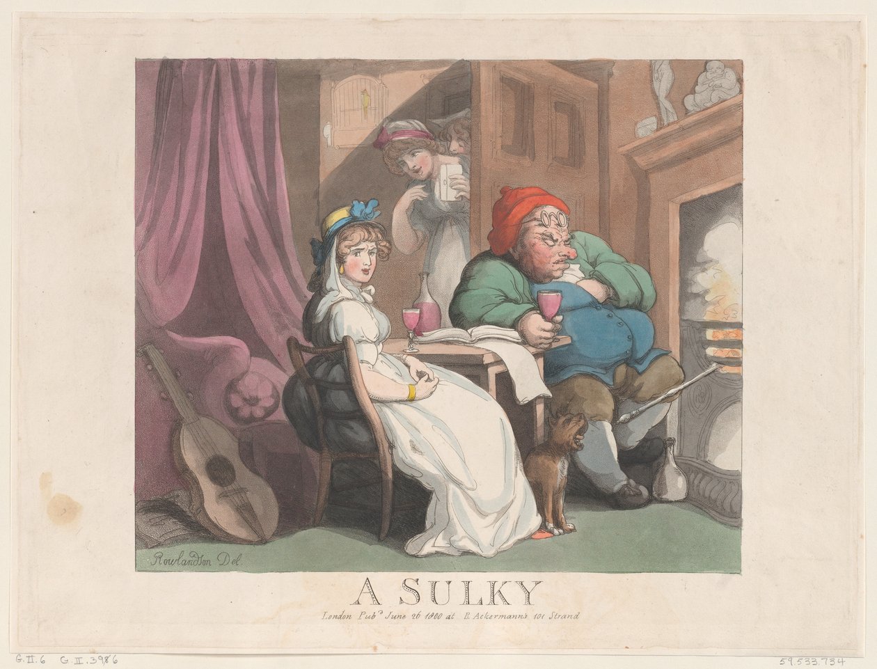 A Sulky, 26. juni 1800., 26. juni 1800. av Thomas Rowlandson