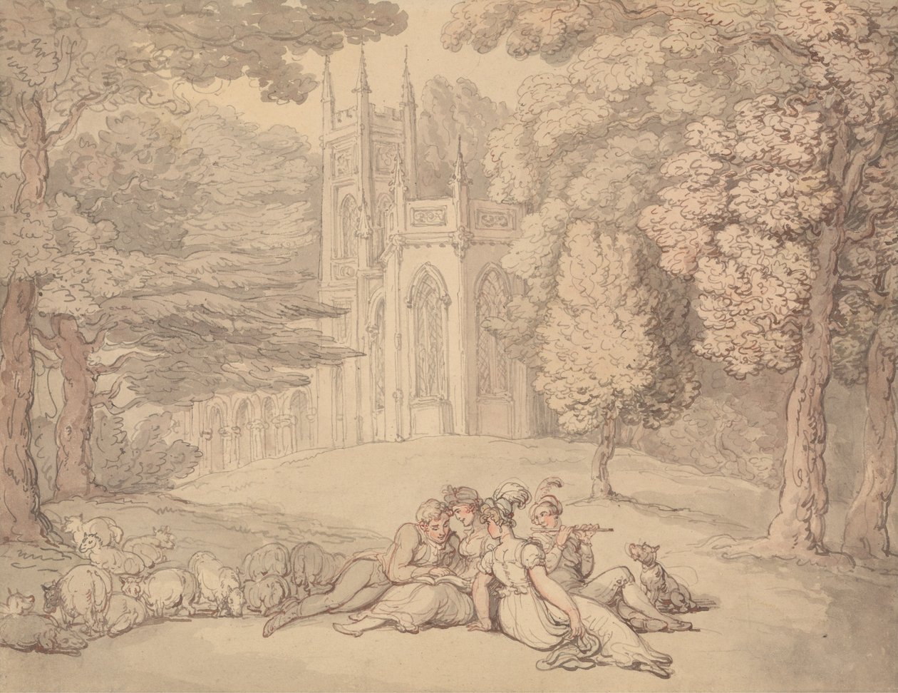 En sommeridyll av Thomas Rowlandson
